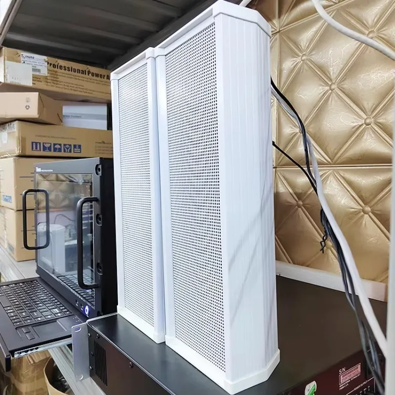 

IP-20SK III PA System Outdoor Network SIP Active Waterproof 48V POE Column Speaker for Park/School Pillar Speaker