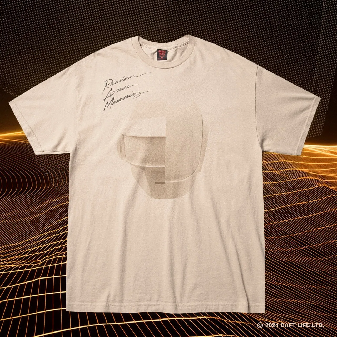 

Geeks Rule x DAFT PUNK Silkscreen Printing T Shirt 02 Ivory cotton Japan New T-Shirts For Girls Couples T-Shirt Couples