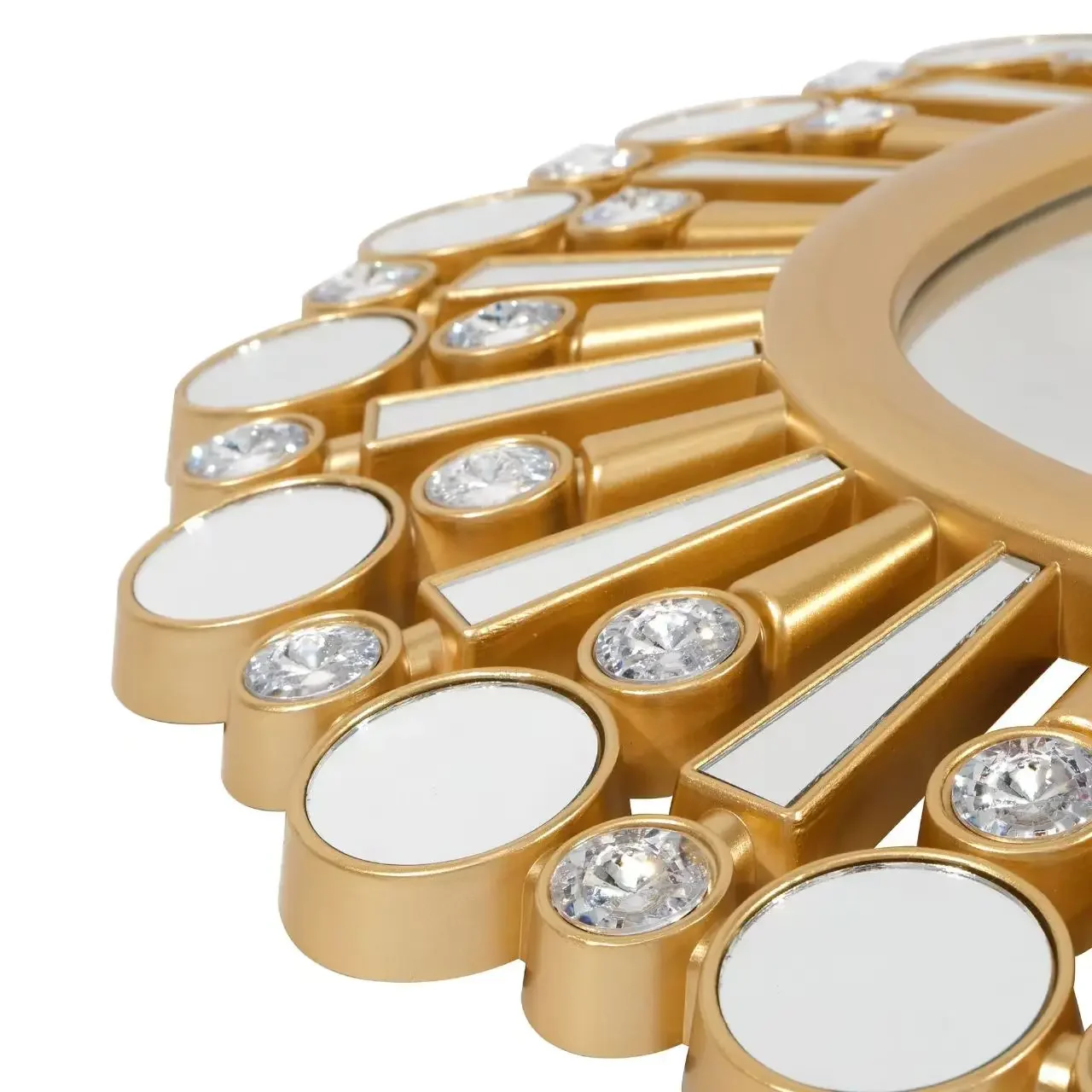 73X54cm الفاخرة الخشب الفن الإطار كبير الحديثة جدار غرفة نوم ماكياج مرآة سمك للمنزل فندق الحمام ديكور-جديد