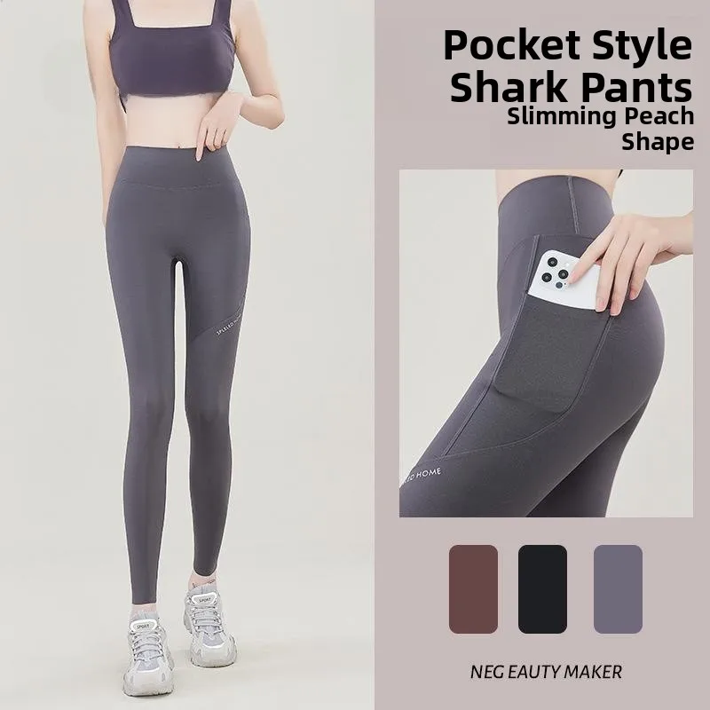 

High Waist Yoga Pants Women's Outerwear Fce Lined ket Trousers Autumn Winter Tightening Abdomen ing Hip