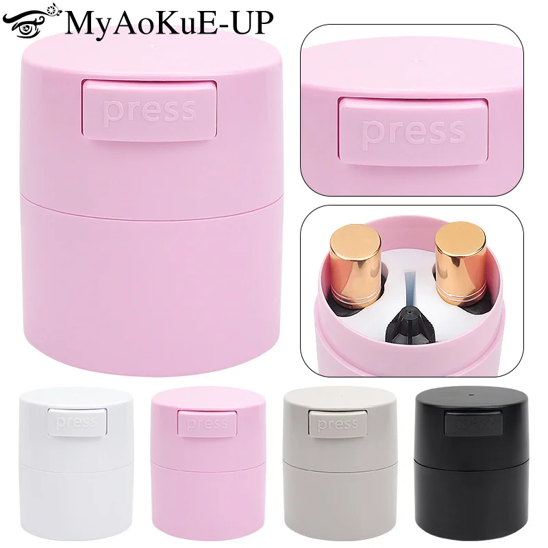 1pcs Eyelash Glue Storage Tank Container Adhesive Stand Activated Carbon Sealed Storage Holder Container Lash Extension Supplies