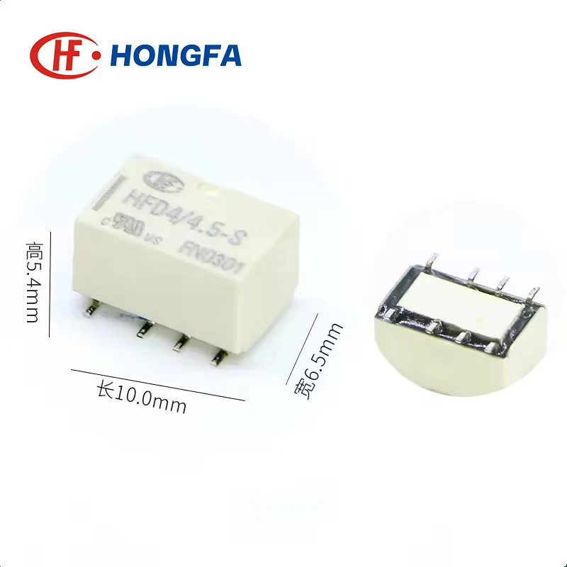 10Pcs/lot HFD4/3/5/9/12/24-S 2A 8PIN 3V 5V 9V 12V 24V DIY Signal communication relay SMD