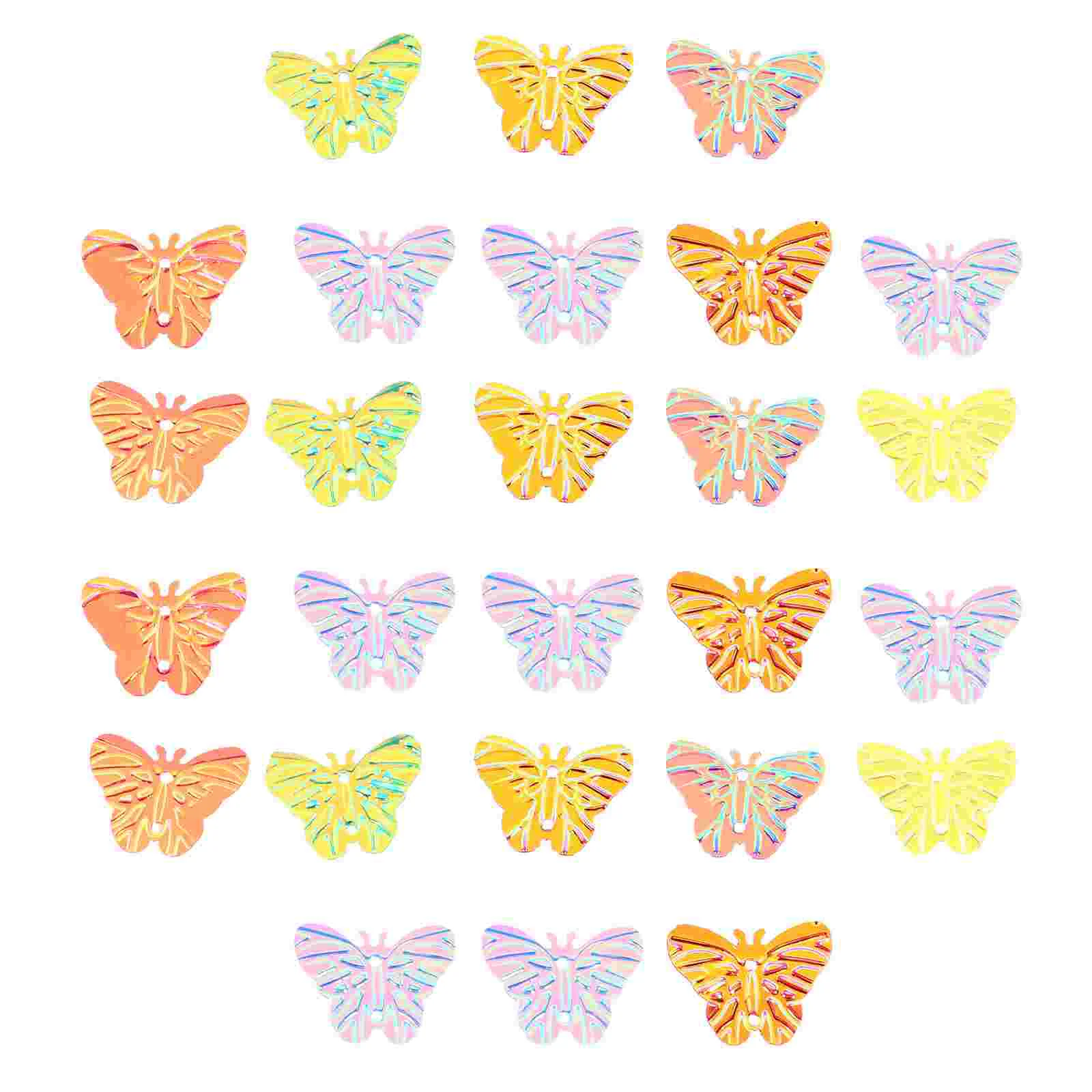 100 Pcs Colorful Butterfly Confetti Pool Skimmer Inflatable Wedding Decor Flash