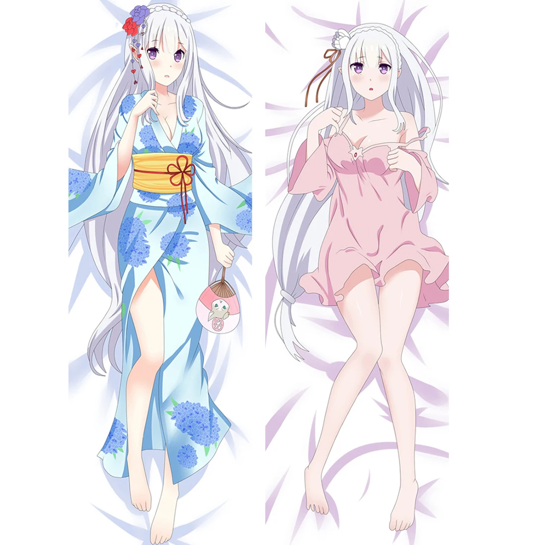 

Japanese Anime Emilia from zero Hugging Body Pillow Cover Case 73032