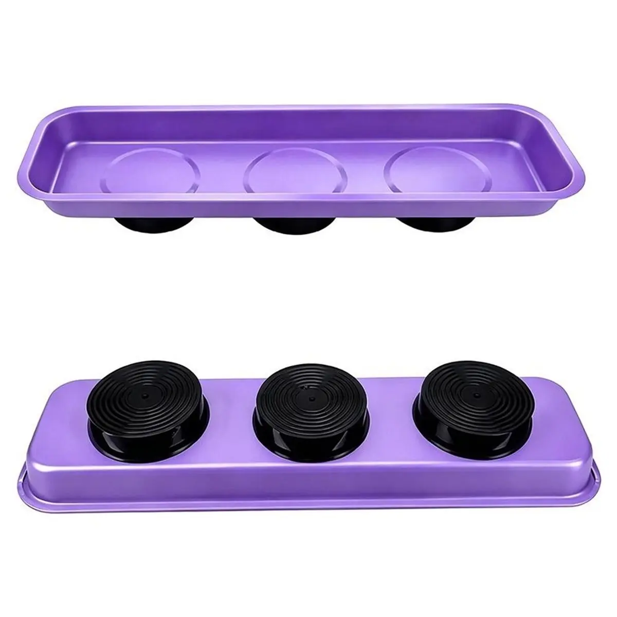 Magnetic Parts Tray Set Magnetic Bowl Screw Bit Nut Holder Bowls for Garage Workshop DIY Store Nuts,Bolts,Pins,Tools A