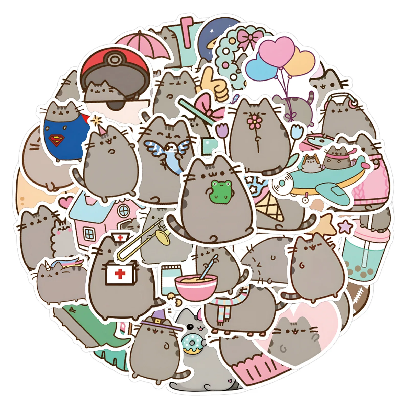 55 stuks Pusheen Anime Sticker - Memo Pad Sticky recensie en prijs