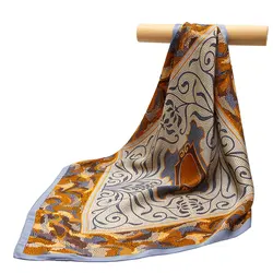 100% Pure Silk Head Scarf Female Bandana Natural Silk Handkerchief Paisley Women Headband Bulk Buy Hijab Wholesale Neckerchief