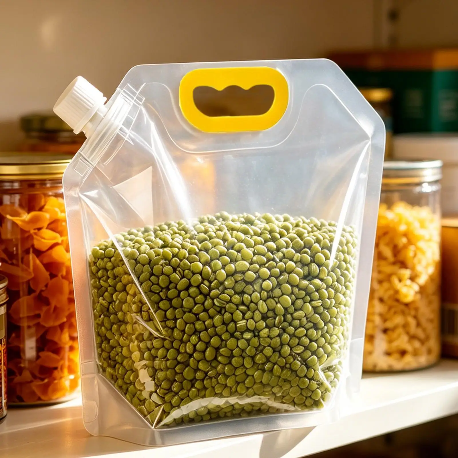 1PC Sealed Bags Set Grain Sugar Storage Pouch Kitchen Airtight Containers Bags Grain Storage Bag Portable Insect Proof Storage