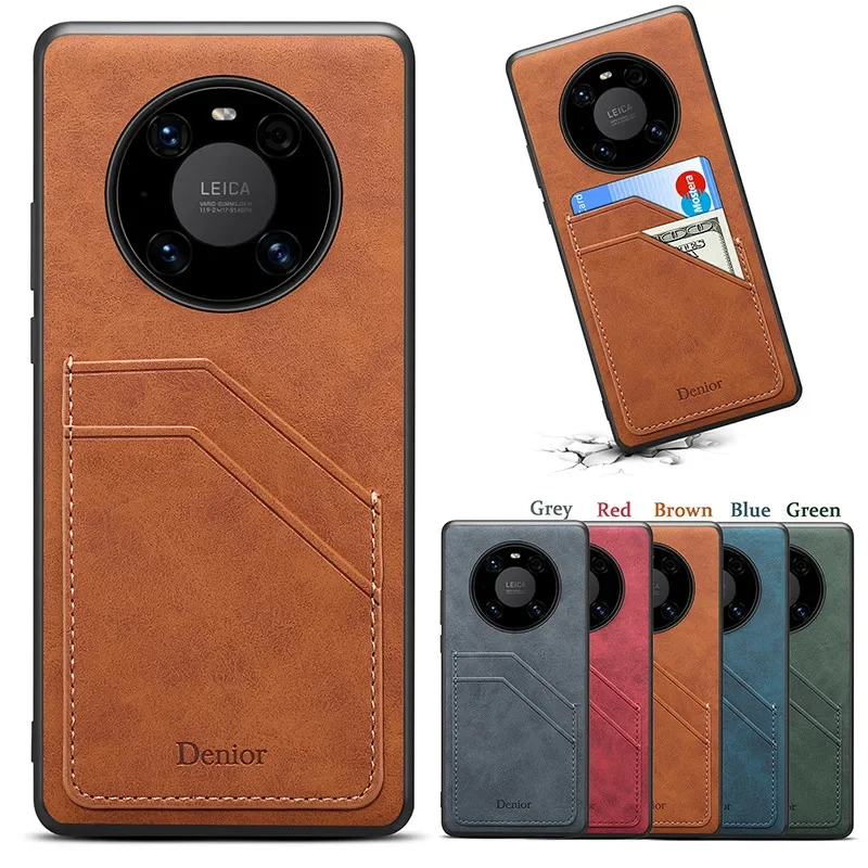 

Роскошный противоударный кожаный кошелек EUCAGR для телефона Honor 100 Pro с отделением для карт, чехол для Honor Magic 6 Pro