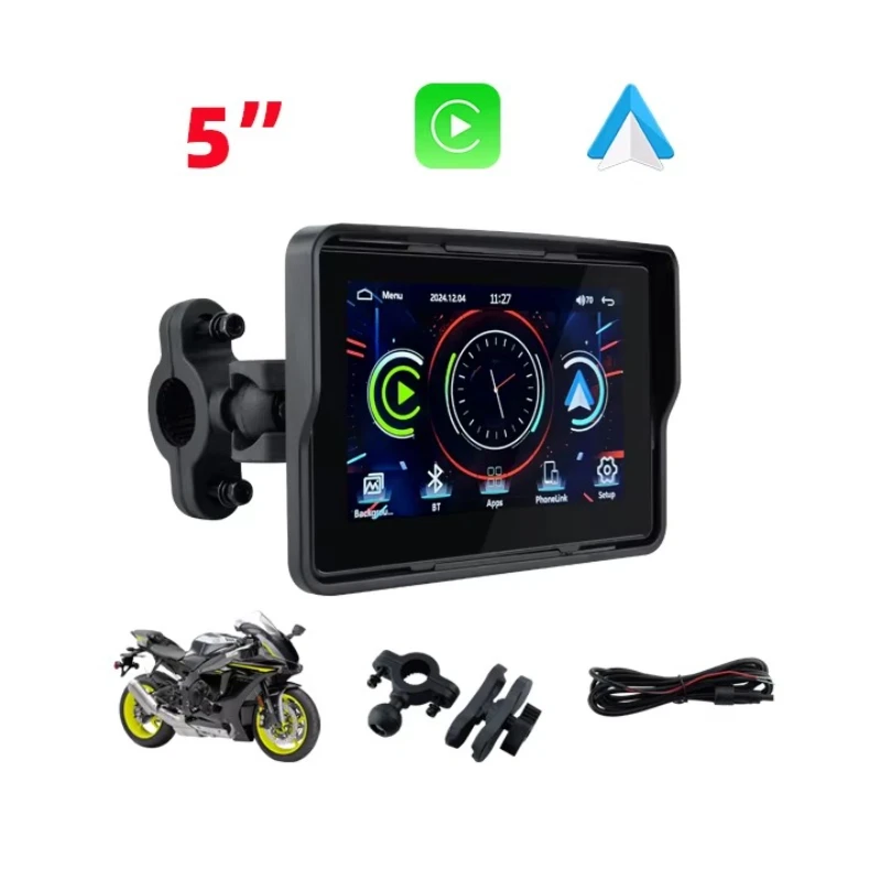 

5 Inch Waterproof Motorcycle Navigation Motorcycle Touch Screen Wireless Car Global Positioning System Motorcycle