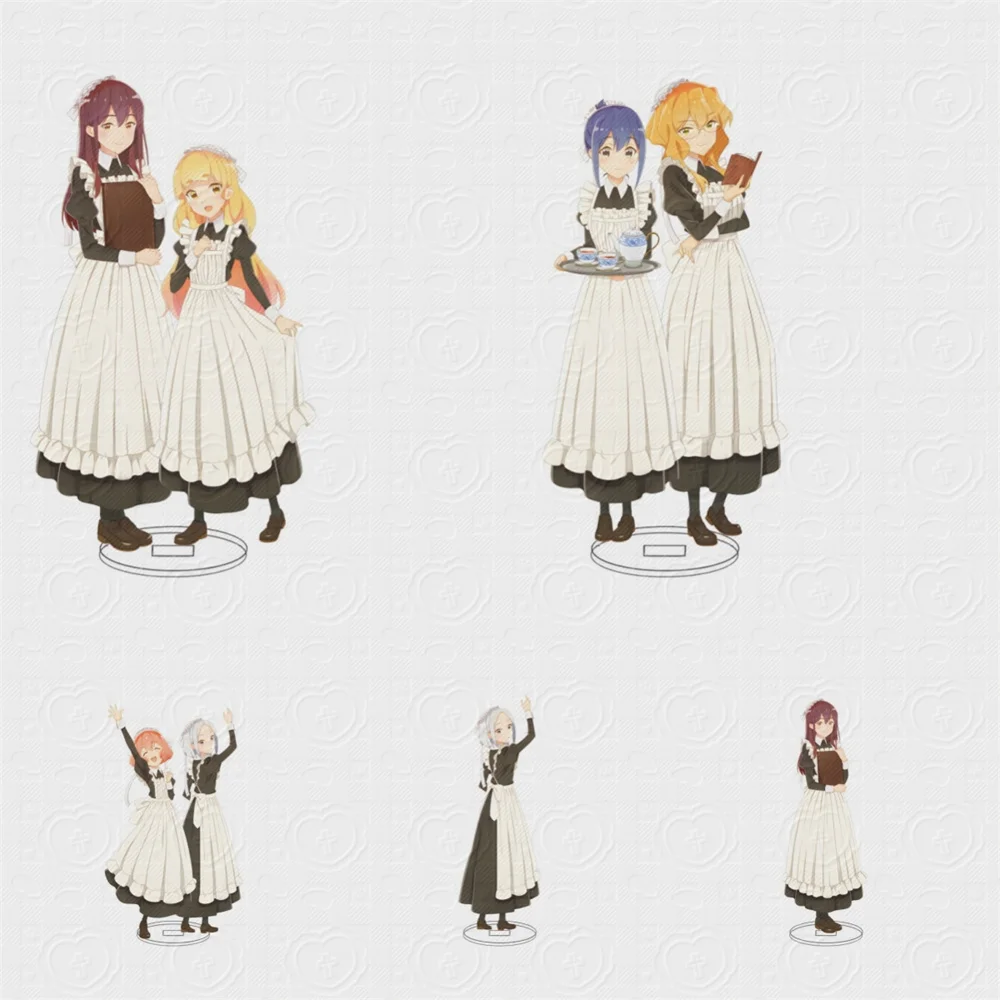 

15CM Anime Yuri Is My Job! Acrylic Stand Model Cosplay Charm Characters Ornament Accessories Goods Collection Christmas Gifts