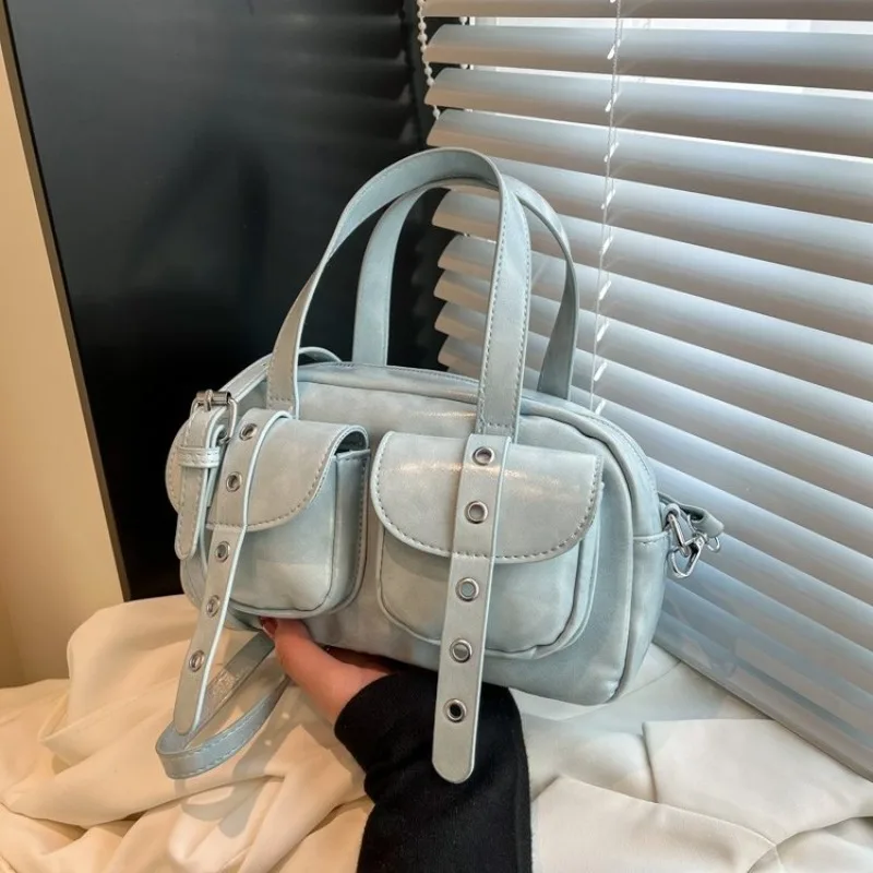 Luxury Elegant Diaper Bag Unique Designer Paris Vintage Leather Business Commuter Crossbody Purse Ladies Tote