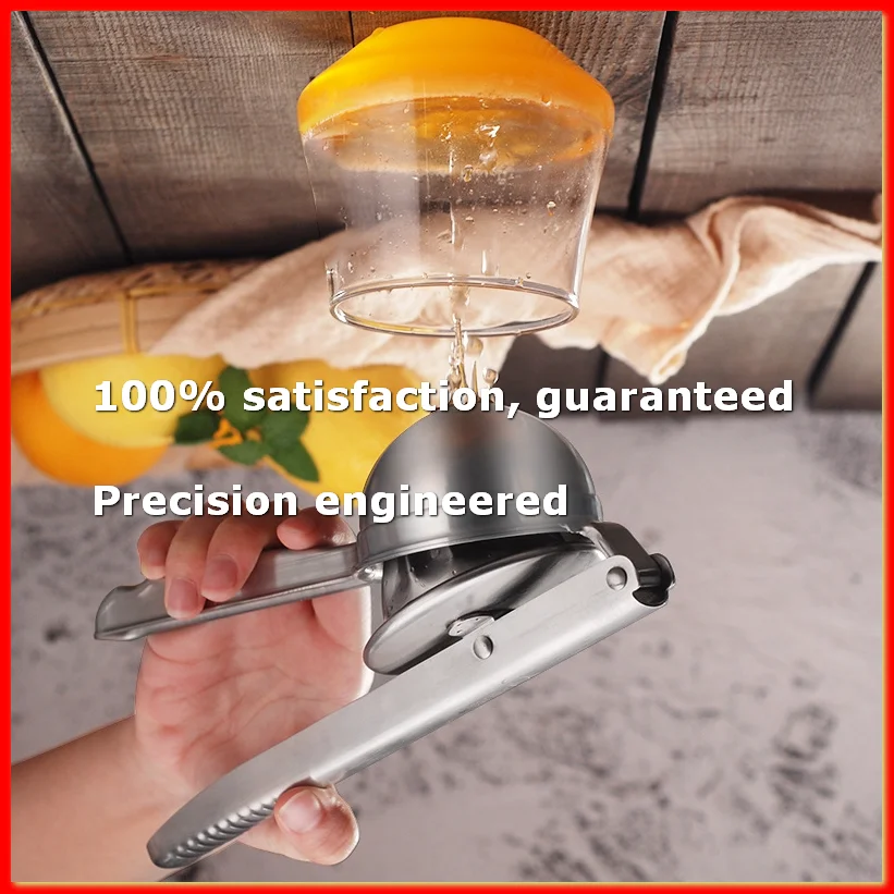 

Lemon Juicer Stainless Steel Manual Lemon Squeezer Household Fruit Juice Manual Juicer Can Be Cleaned in the Dishwasher-A79M