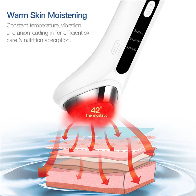 Bellezza e cura personale Lifting del viso Rafforzamento Rimozione delle rughe Massaggio Ems Terapia a LED Dispositivo per il ringiovanimento della pelle di bellezza