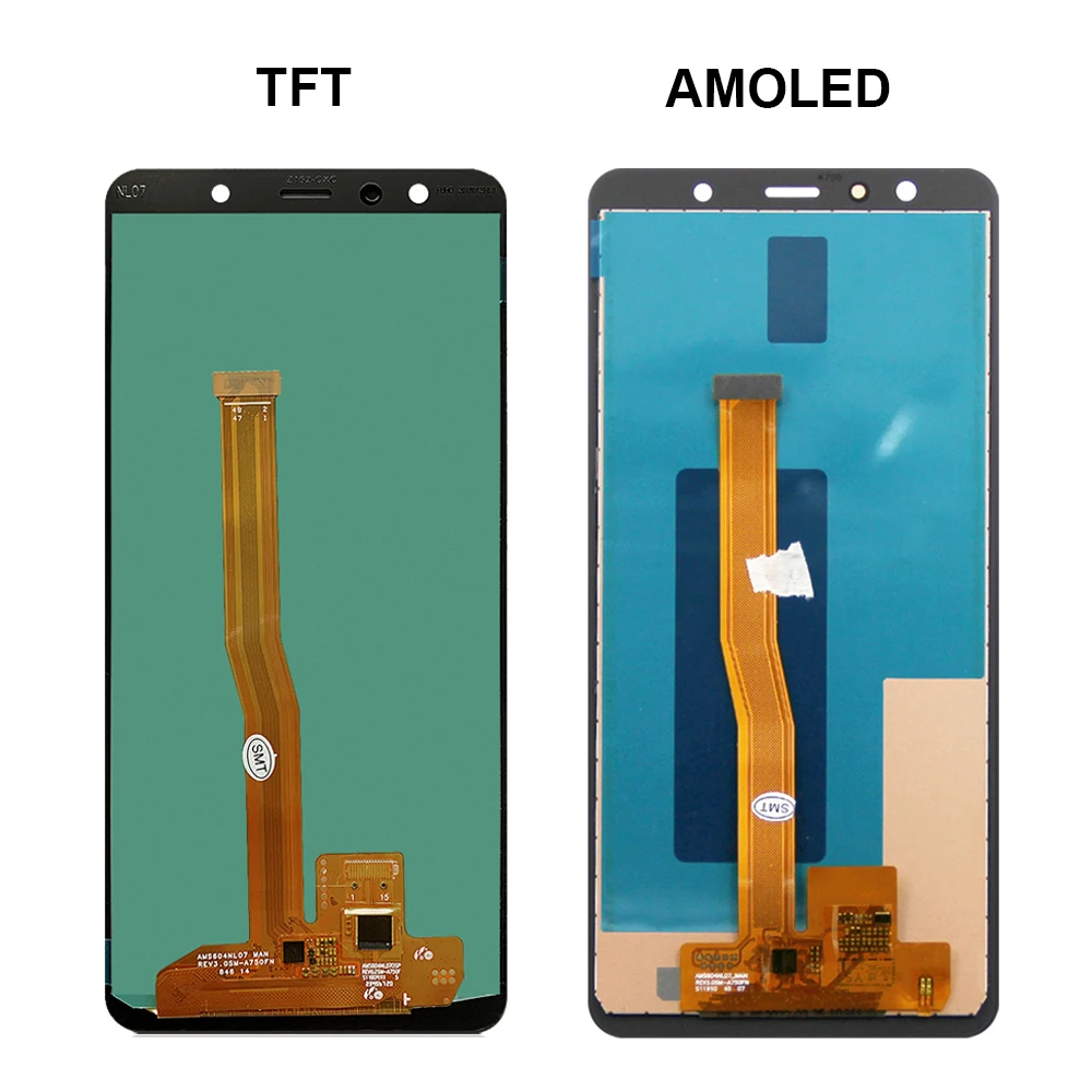 6.0\'\' A750F LCD For Samsung A7 2018 A750 SM-A750F A750F Display With Touch Screen Assembly Replacement Part