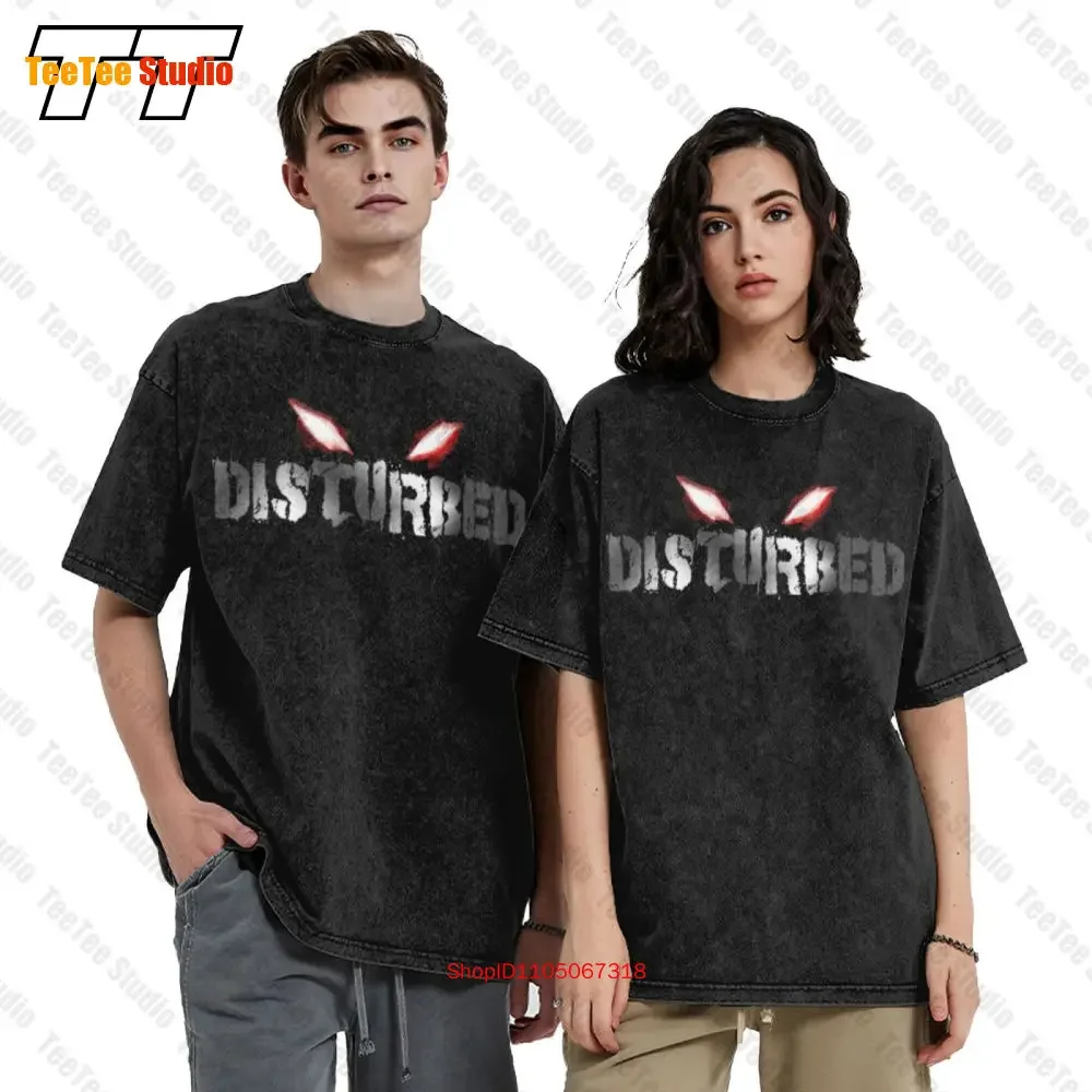 Disturbed Guy Eyes Logo Vintage Oversized T-Shirt KRSM