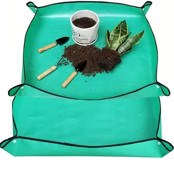 Tappetino per reottitura di piante, tappetino per trapianto impermeabile, tappetino per invasatura succulenta per interni, tappetino da giardinaggio portatile