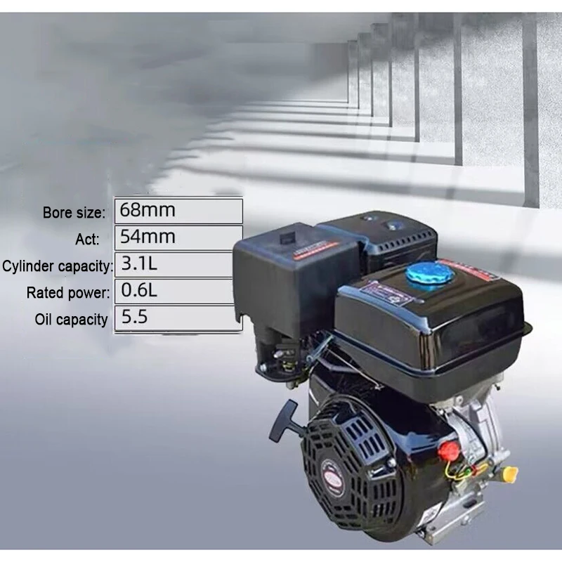 Automatic Speed Control Water Pump Gasoline Driven Four Stroke Micro Rotary Tiller Pesticide Applicator