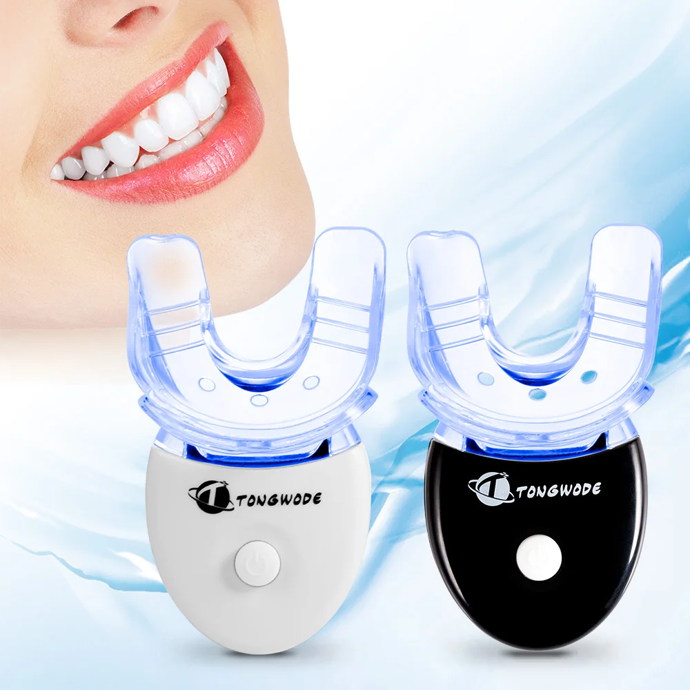 Battery Tooth Whitening Blue Cold Light Dental Bleaching Teeth Whitening LED Accelerator Light Tooth Whitener Dental Tools