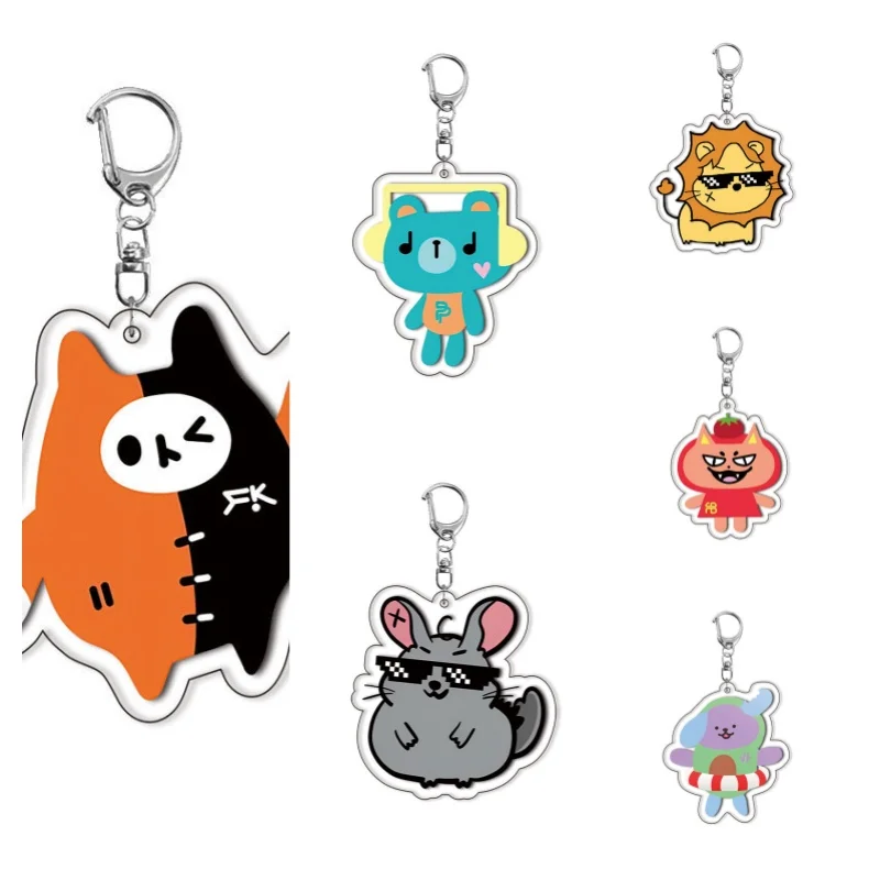 НОВЫЙ Pondphuwin Kaotungfirst GeminiFourth акриловые брелки мультяшный