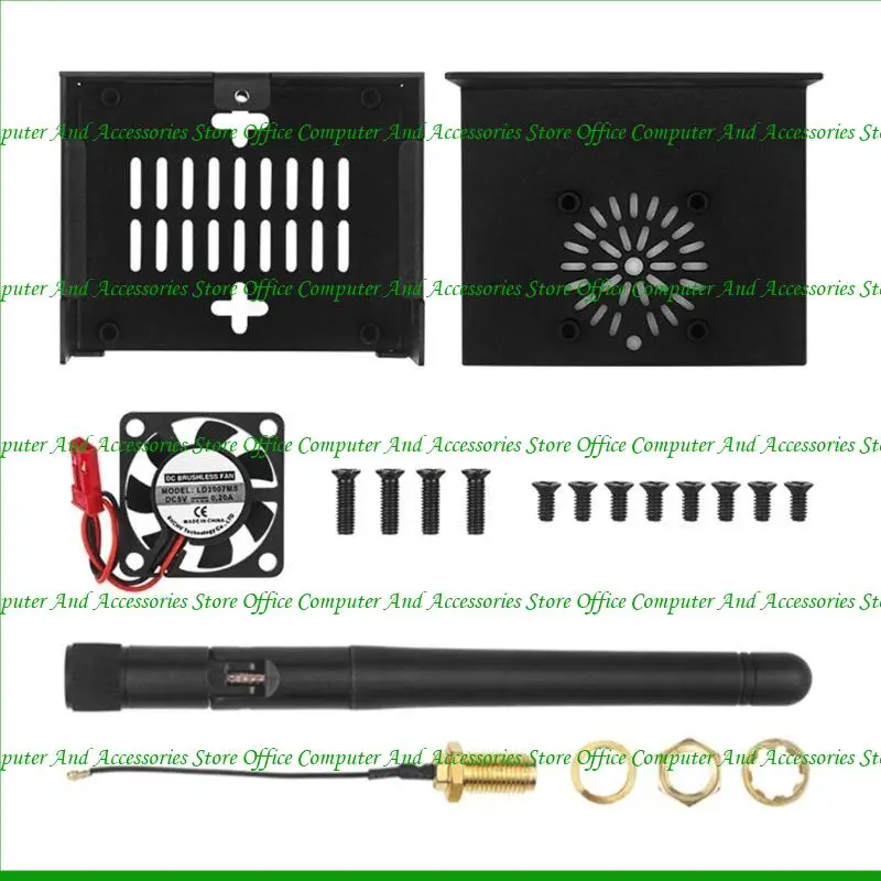 Metalowa obudowa U55C z wentylatorem chłodzącym i anteną dla pomarańczowej 0 3