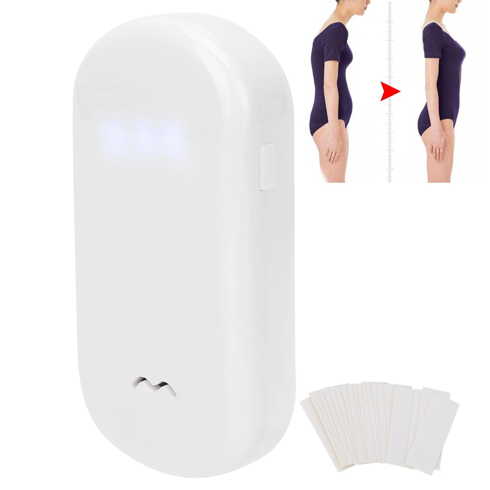 

3 Levels Intelligent Posture Reminder Smart Universal Sensor Posture Corrector Vibration Reminders Sensor Children Adults Unisex