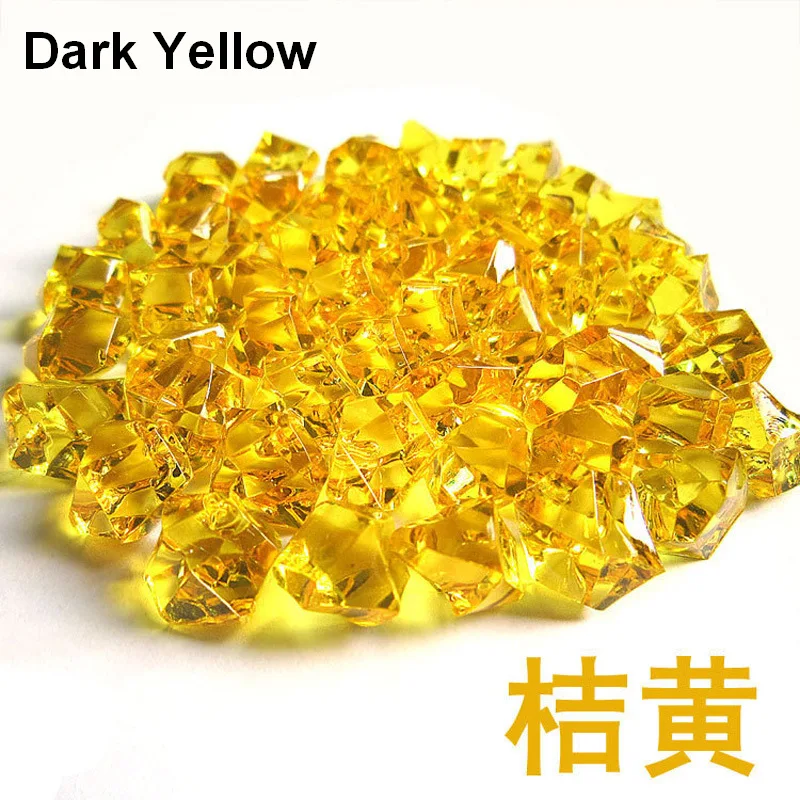 200 Stück 6 x 9 mm Acrylstein Fake Ice Rocks Kristall Edelsteine Vasenfüller DIY Dekor für Aquarium Heimdekoration Crushed Diamond – Detail 10