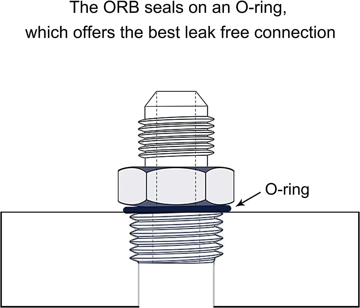 AN6 AN8 AN10 ORB Aluminum Male Flare Union Nitrous Oil Fuel Hose End Adapter Fitting Straight AN Male To AN Male Coupler