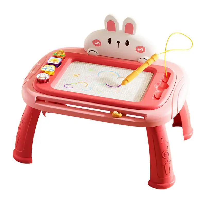 Magnetic Drawing Board Cartoon Rabbit Magnetic Doodle Board Portable Design Early Educational Toy For Home Outdoors School And