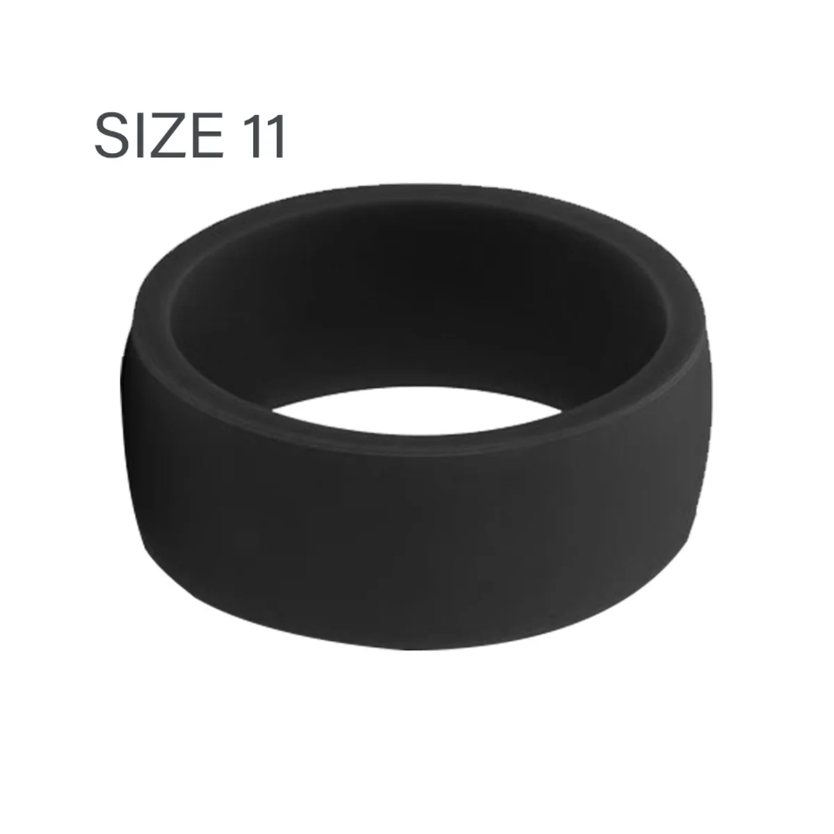 8.7mm Popular for Men Women Silicone Cool Rings Silicone Wedding Ring Environmental Outdoor Sports RingX2 11