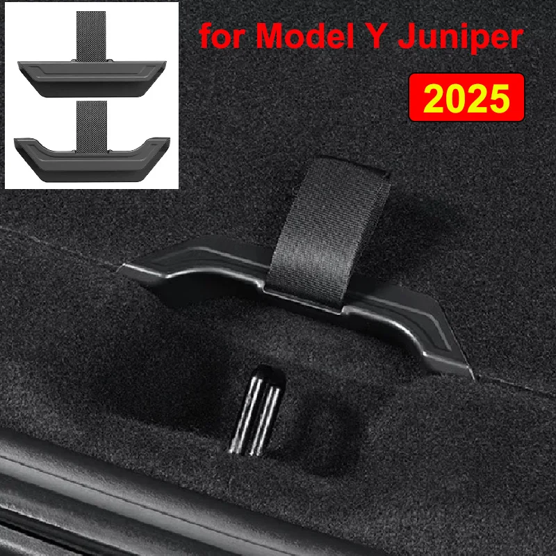 For Tesla Model Y Juniper 2025 Launch Rear Trunk Rope Pull Strap Draw String Tail Box Cover Handle Auxiliary Handle Accessories