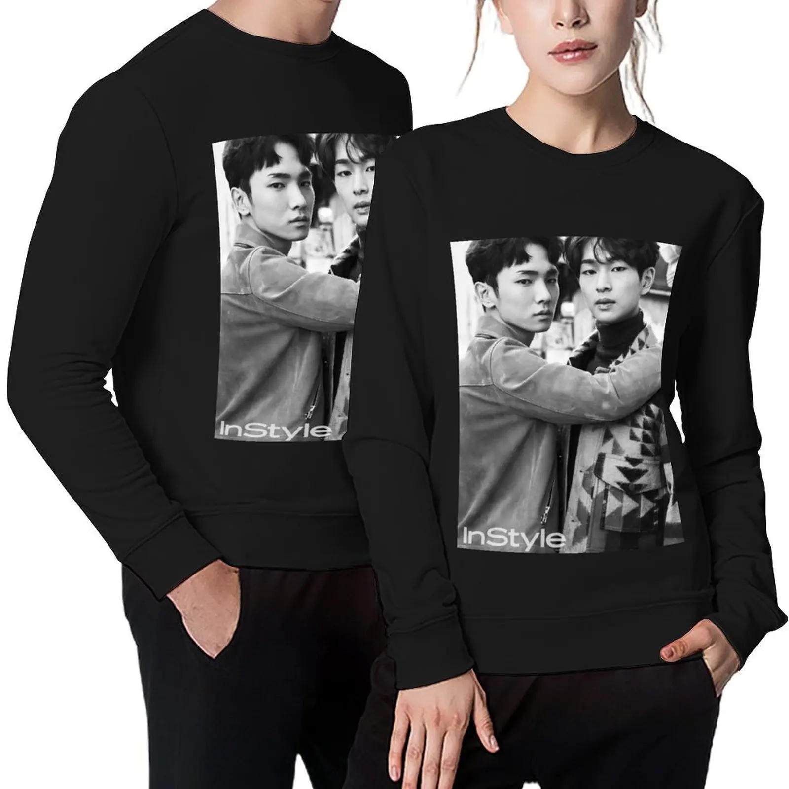 

Key Onew Shinee Pullover men's winter sweater men's sweat-shirt men's clothes autumn clothes pullover