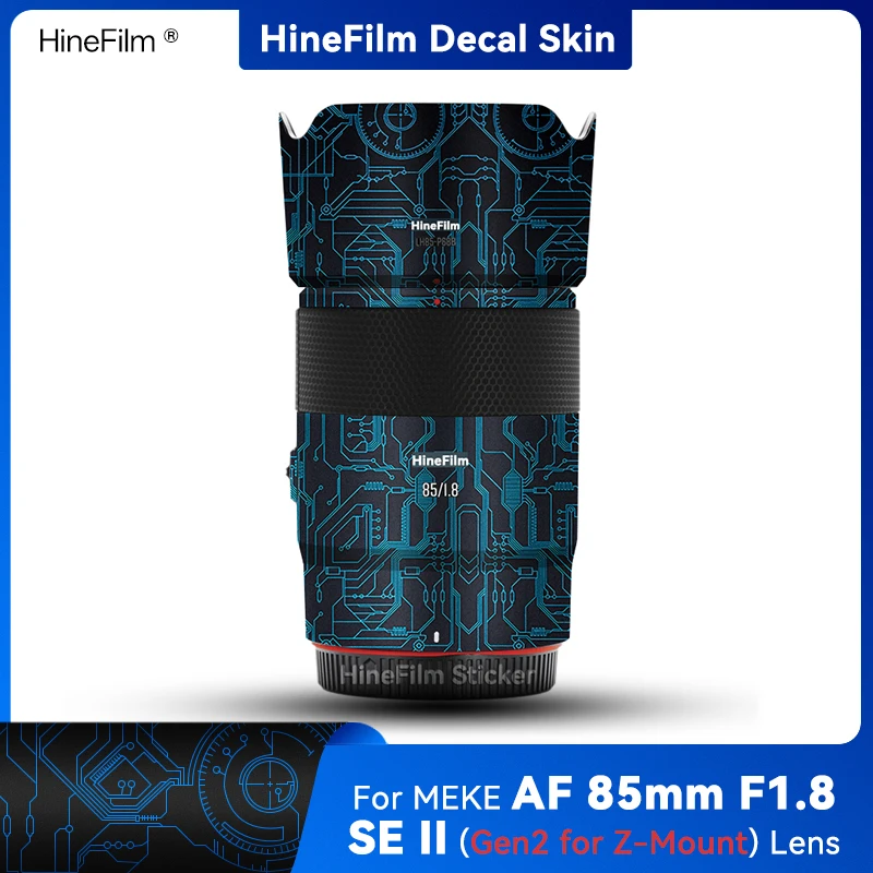 Hinefilm Skin for Meike AF85 F1.8 II Z Mount Lens Decal Skin AF85F1.8II Lens Sticker For Meike AF85mm F1.8 SE II Lens Wrap Skin