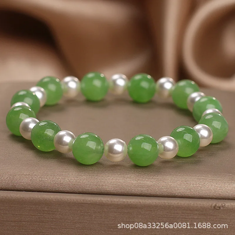 جديد التورمالين الأخضر الطبيعي سوار للنساء ضوء فاخر المتخصصة رائعة عصرية بسيطة متعددة الاستخدامات كريستال