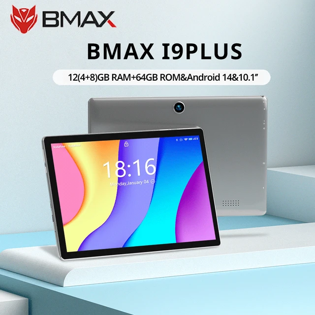 新品 Android12 Bmax I9plus : 10.1インチタブレット 4G/64GB (Huawei M5 はやし Lite 10 と比較)