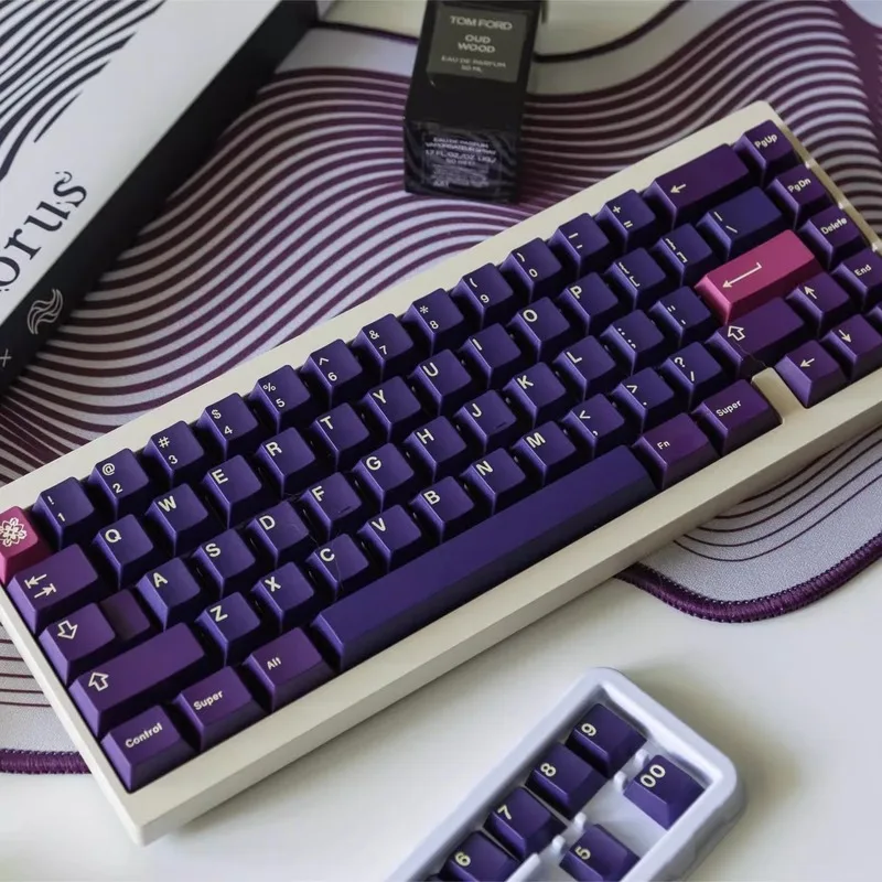 Key Kobo  Helleborus Keycaps Premium PBT Material Support Full Size Layout Oil-Resistant High-Aesthetic Customizable Accessories