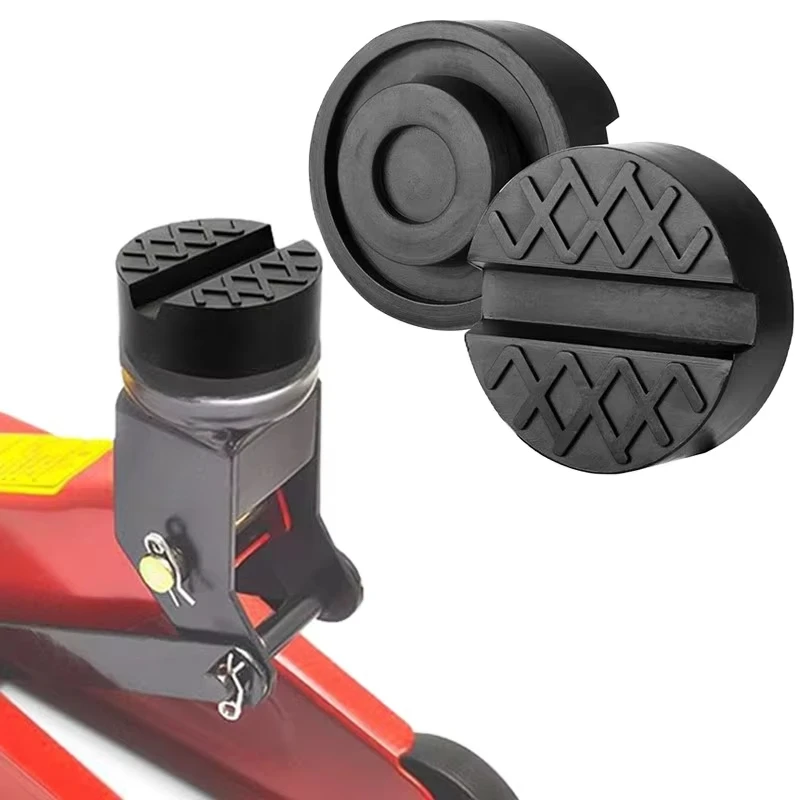 Picture 4: Floor Slotted Car Rubber Jack Pad Frame Protector Guard Adapter Jacking Disk Pad Tool for Pinch Weld Side Lifting Disk