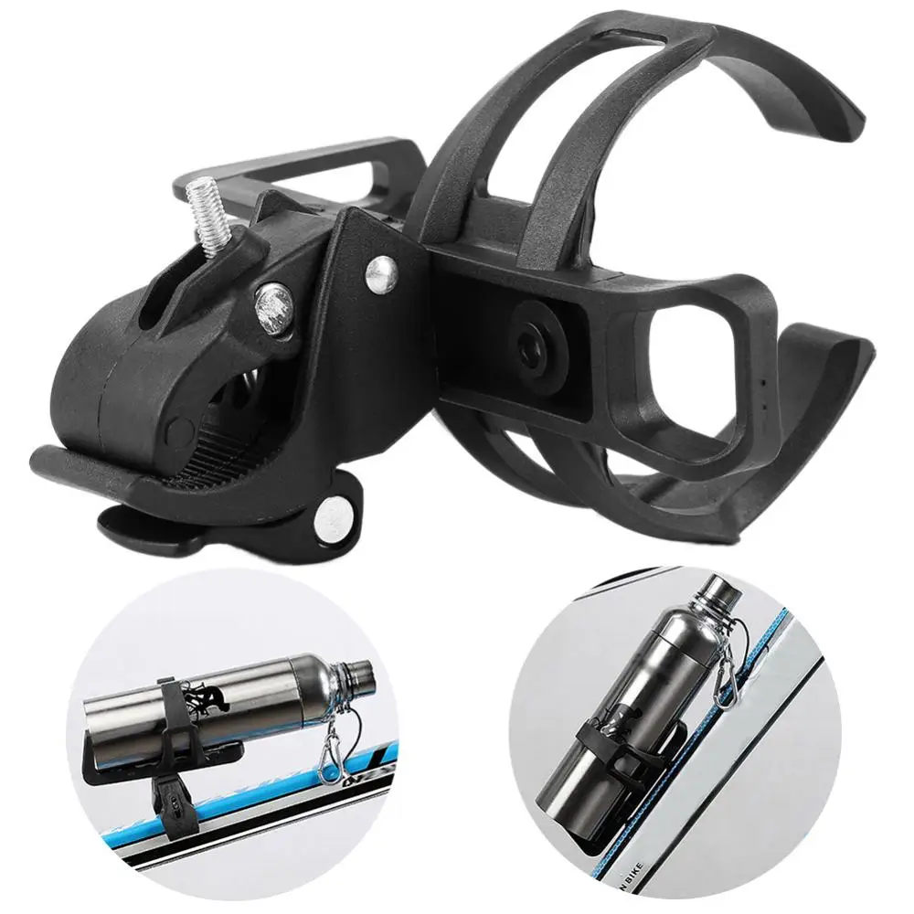 Bottle Holder Quick Release Water Bottle Cage Cup Holder 360 Degree Beverage Hanger Flask Holder MTB Bike Accessories