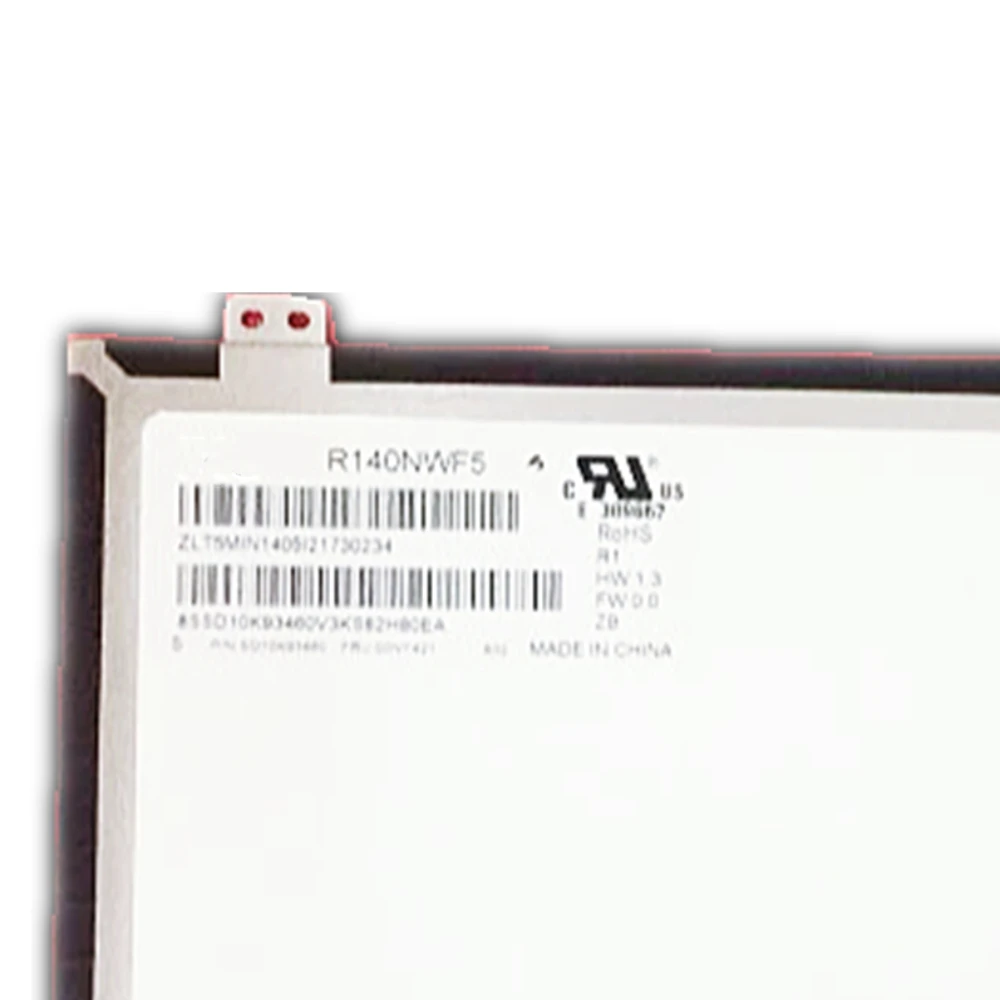 R140NWF5 R1 Matte For Lenovo T470 P/N SD10K93460 FRU:00NY421 FHD 1920X1080 panel Replacement 14.0