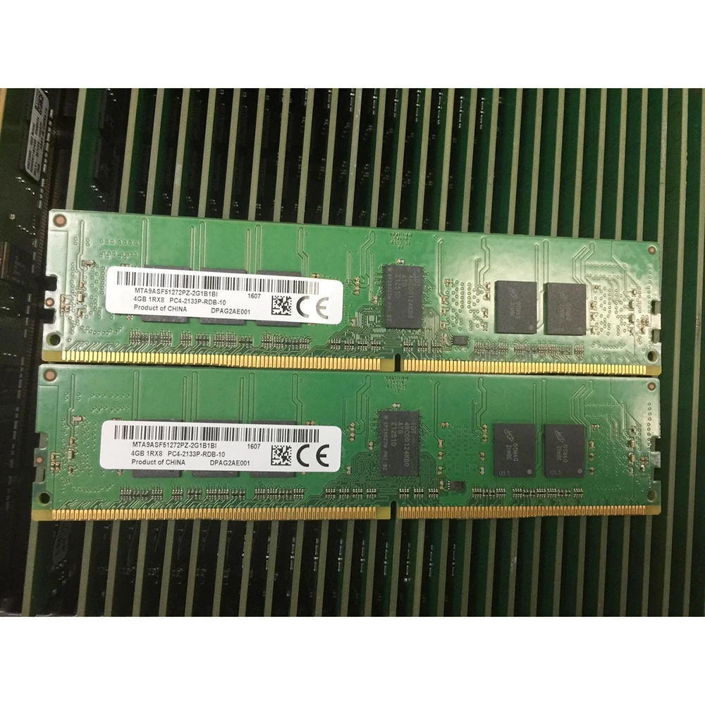 1PCS 4GB 4G 1RX8 DDR4 2133 REG PC4-2133P RAM For MT Memory High Quality Fast Ship