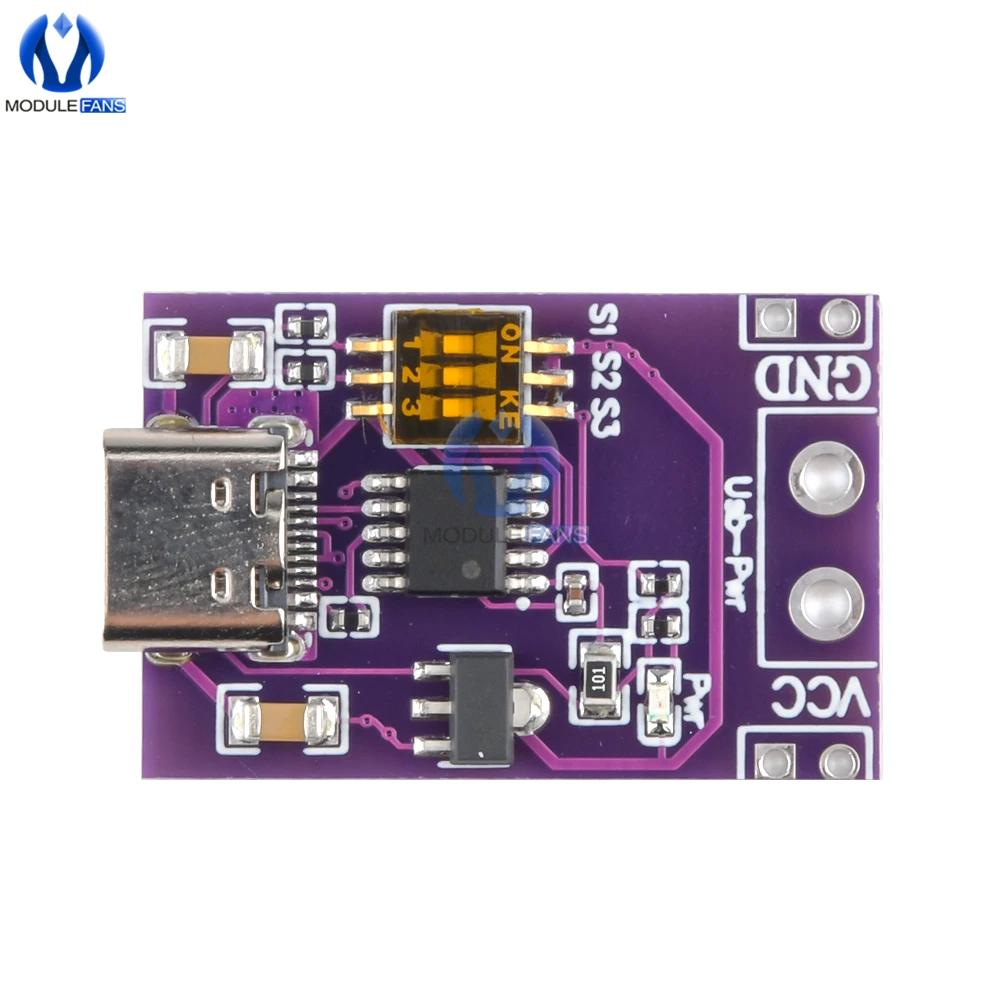 PD QC Quick Charge Trigger USB DC-DC UPS 9/12/20V Type c Module Power Delivery Power Bank Board Fast Charging DC-DC Boost