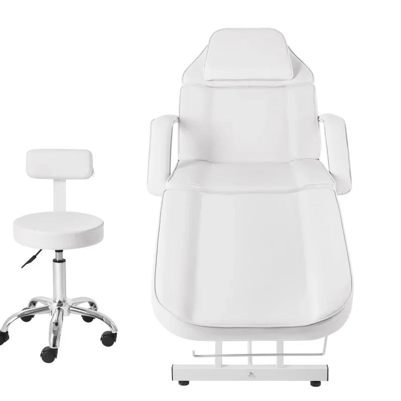 &Tri-fold Beauty Chair and Massage Table Comfortable and Adjustable for Home or Hotel Use Strengthened Load-bearing