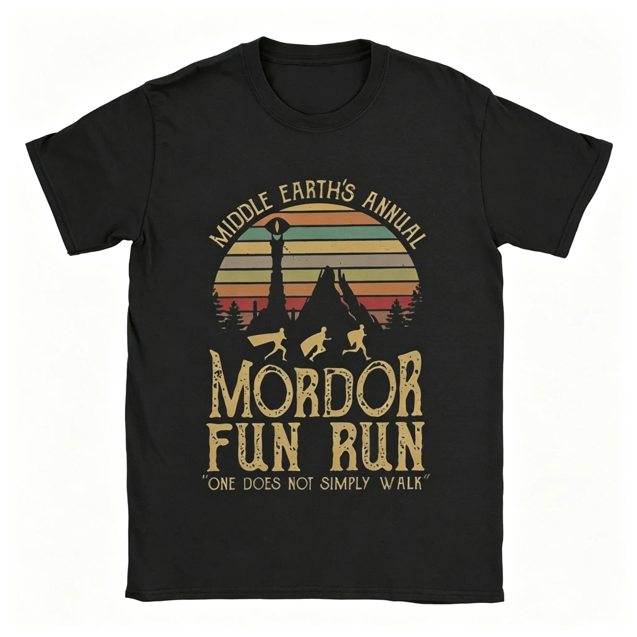 Mordor L-lords of The R-rings T-shirt Clothing Vintage Short Sleeve Summer O-neck T Shirt Fitness Tshirt