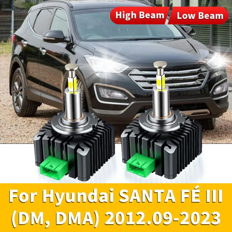 

2 шт., ксеноновая лампа для Hyundai SANTA Fe III (DM, DMA) 2012,09-2023, 360, Canbus 35 Вт