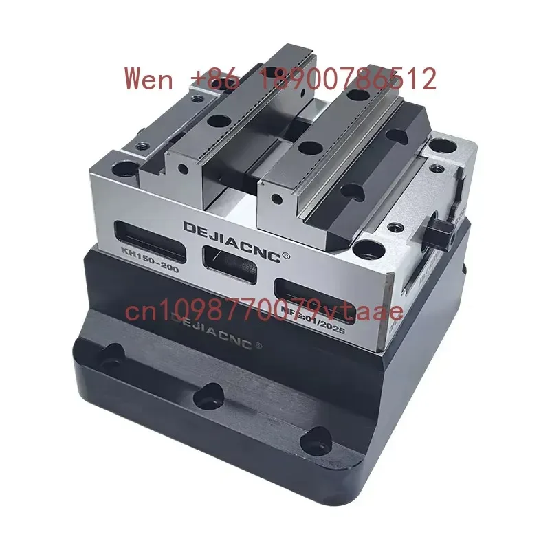 

KH150-200+Riser 5 Axis Manual Cnc Milling Self Centering Vise With Riser