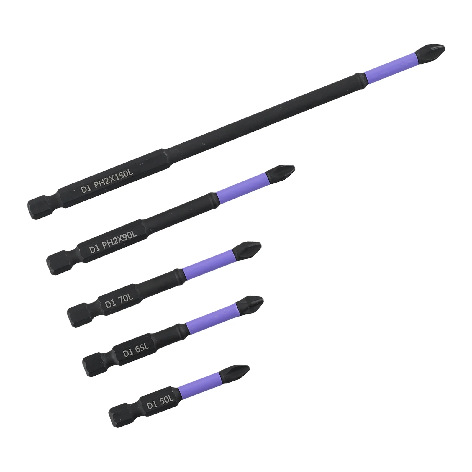 Imagem -03 - Cabeça de Lote Magnética Chave de Fenda Cruzada Broca de Impacto Antiderrapante Chave de Fenda Elétrica Ferramenta Elétrica 25150 mm Ph2 Pcs