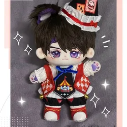 20cm Anime Game Love and Deepspace Caleb Kawaii Cosplay Cotton Doll Body Ears With Skeleton Fans Collection Plushies Toys Gift