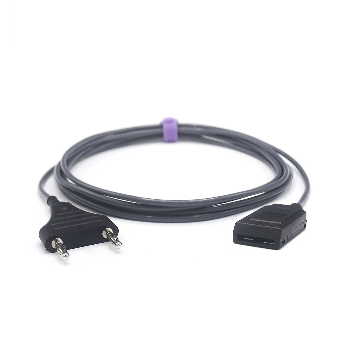 Reusable ESU Cord, 4.0mm Double Banana Plug To Black 2-Pin Female Connector ESU Accessories, 9.8ft