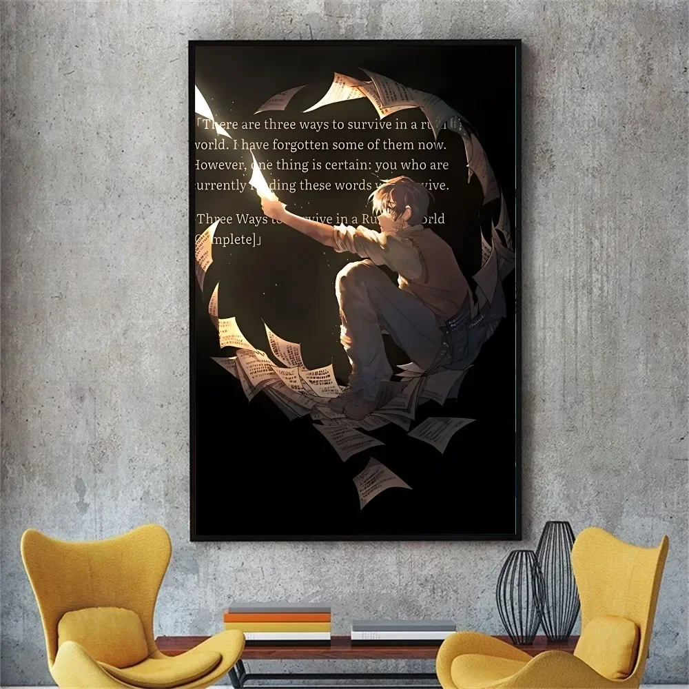 Omniscient R-Reader V-Viewp Poster No Framed Poster Kraft Club Bar Paper Vintage Poster Wall Art Painting Bedroom Study Stickers