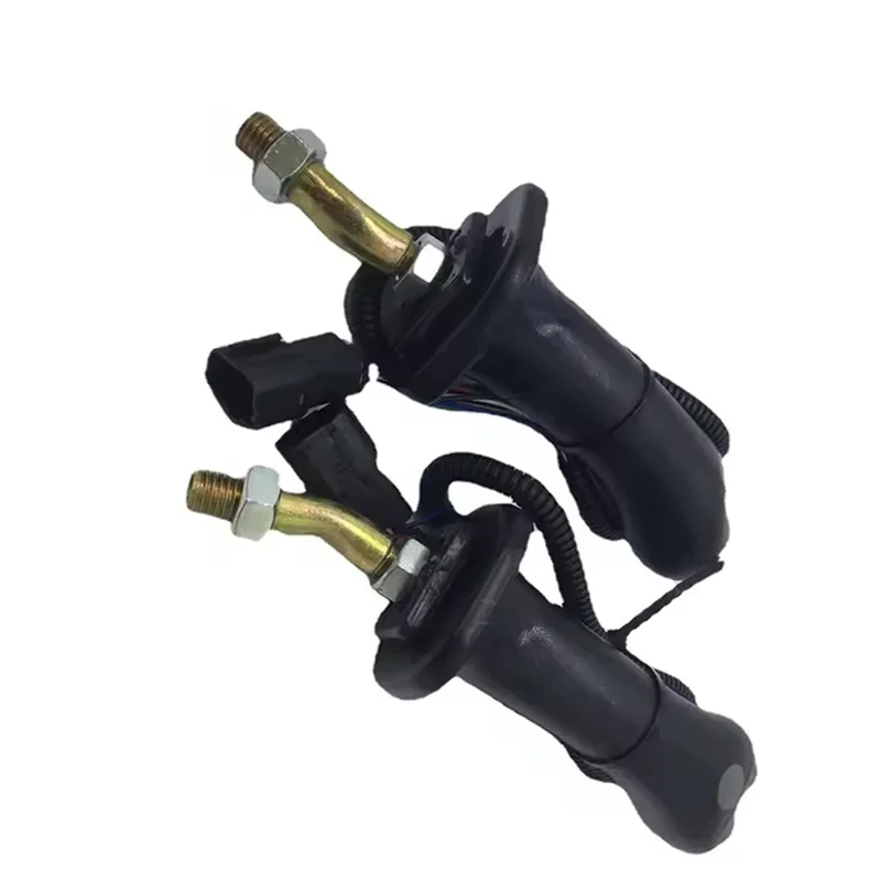 A90Q-2 Buah Suku Cadang Joystick Ekskavator untuk KOVAX DX225/DH225-9 DH300-9 Pegangan Pilot Pegangan Karet Aksesori Cocok
